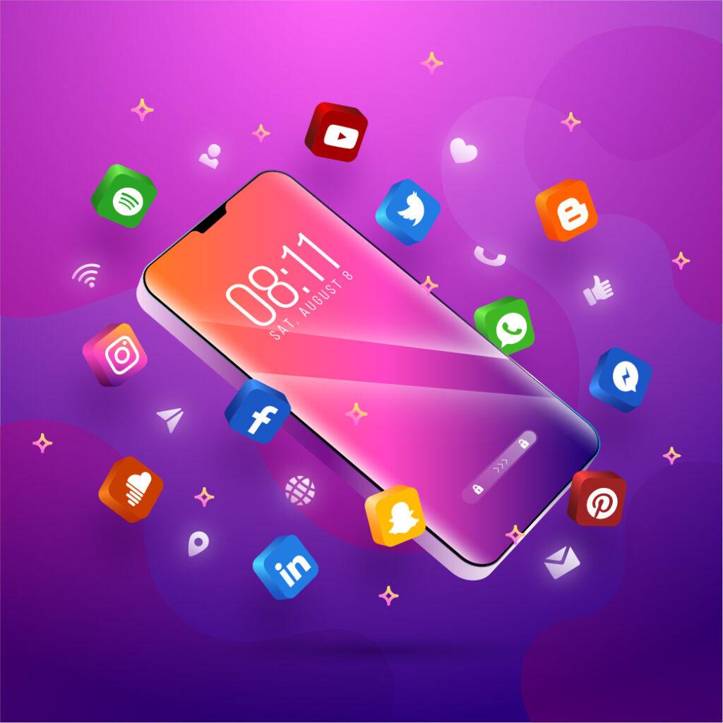 social media marketing image